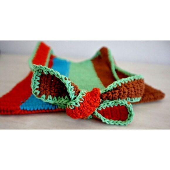 Urban Outfitters/Free People Multicolor Tori Soft Crochet Cotton Hobo Bag - Picture 6 of 7